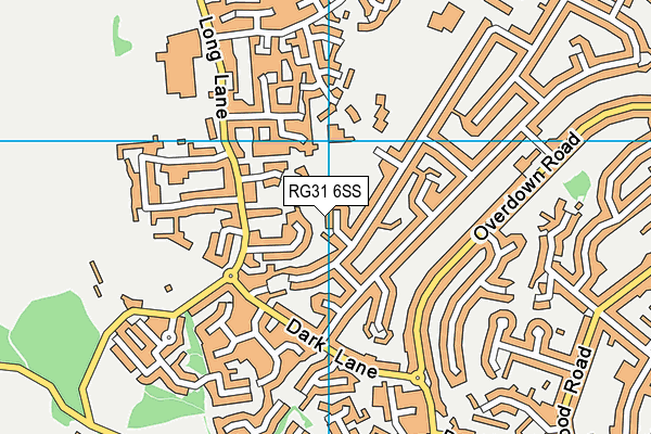 RG31 6SS map - OS VectorMap District (Ordnance Survey)