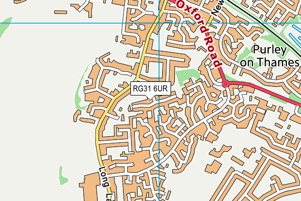 RG31 6UR map - OS VectorMap District (Ordnance Survey)