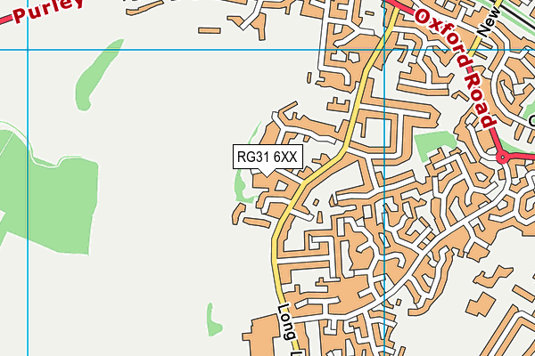 RG31 6XX map - OS VectorMap District (Ordnance Survey)