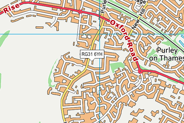 RG31 6YH map - OS VectorMap District (Ordnance Survey)