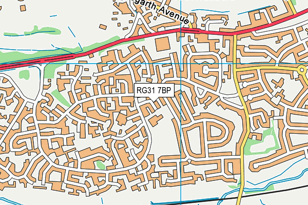 RG31 7BP map - OS VectorMap District (Ordnance Survey)