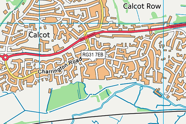 RG31 7EB map - OS VectorMap District (Ordnance Survey)