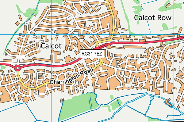 RG31 7EZ map - OS VectorMap District (Ordnance Survey)