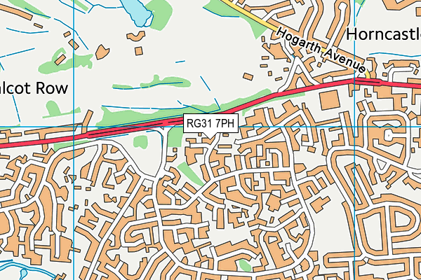 RG31 7PH map - OS VectorMap District (Ordnance Survey)
