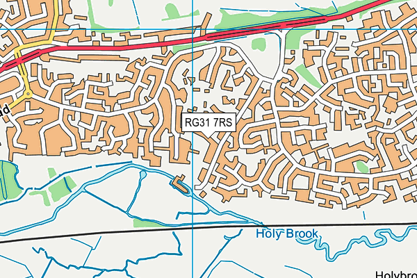 RG31 7RS map - OS VectorMap District (Ordnance Survey)