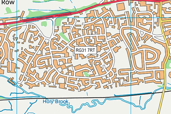 RG31 7RT map - OS VectorMap District (Ordnance Survey)