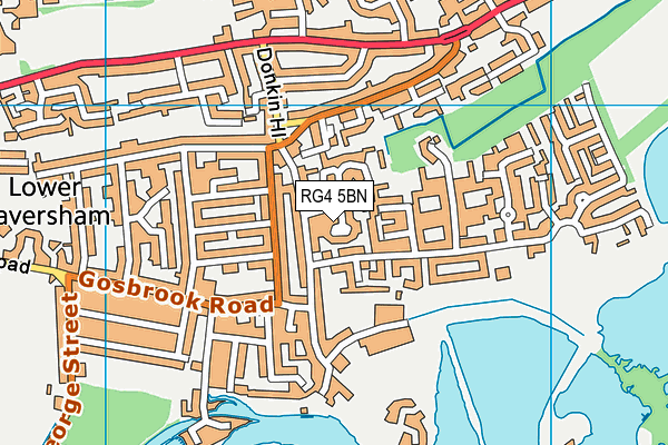RG4 5BN map - OS VectorMap District (Ordnance Survey)