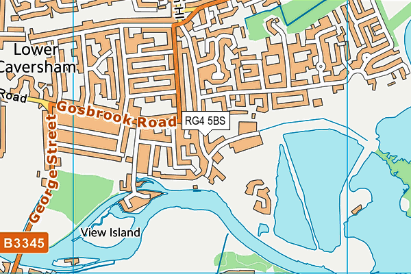 RG4 5BS map - OS VectorMap District (Ordnance Survey)
