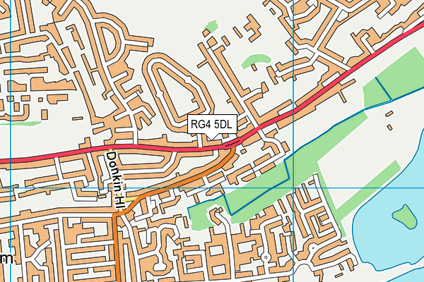 RG4 5DL map - OS VectorMap District (Ordnance Survey)