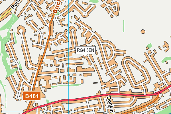 RG4 5EN map - OS VectorMap District (Ordnance Survey)