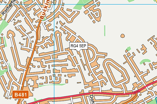 RG4 5EP map - OS VectorMap District (Ordnance Survey)