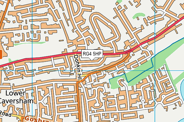RG4 5HP map - OS VectorMap District (Ordnance Survey)
