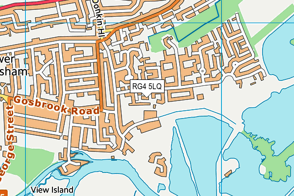 RG4 5LQ map - OS VectorMap District (Ordnance Survey)