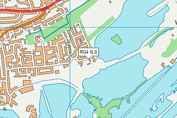 RG4 5LS map - OS VectorMap District (Ordnance Survey)