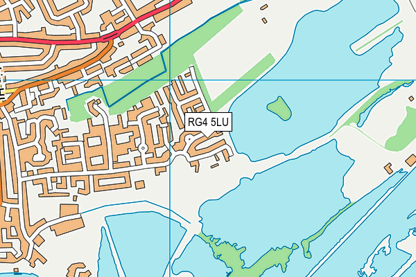 RG4 5LU map - OS VectorMap District (Ordnance Survey)