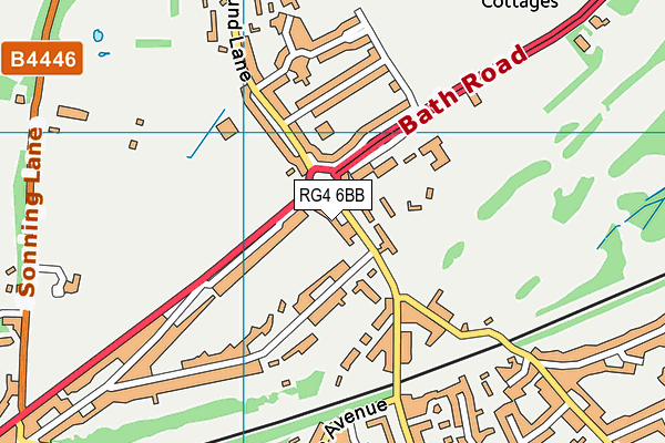 RG4 6BB map - OS VectorMap District (Ordnance Survey)