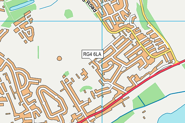 RG4 6LA map - OS VectorMap District (Ordnance Survey)