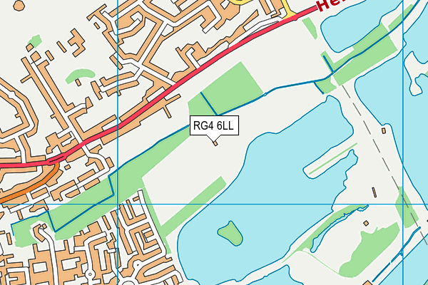 RG4 6LL map - OS VectorMap District (Ordnance Survey)