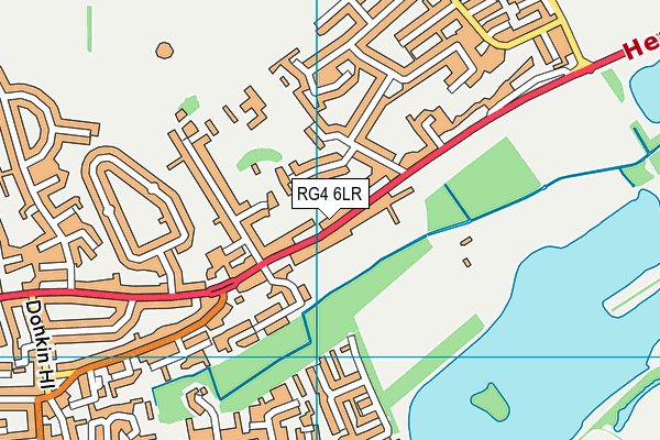 RG4 6LR map - OS VectorMap District (Ordnance Survey)