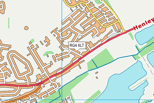 RG4 6LT map - OS VectorMap District (Ordnance Survey)