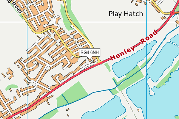 RG4 6NH map - OS VectorMap District (Ordnance Survey)
