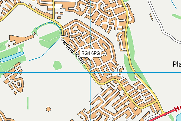 RG4 6PG map - OS VectorMap District (Ordnance Survey)