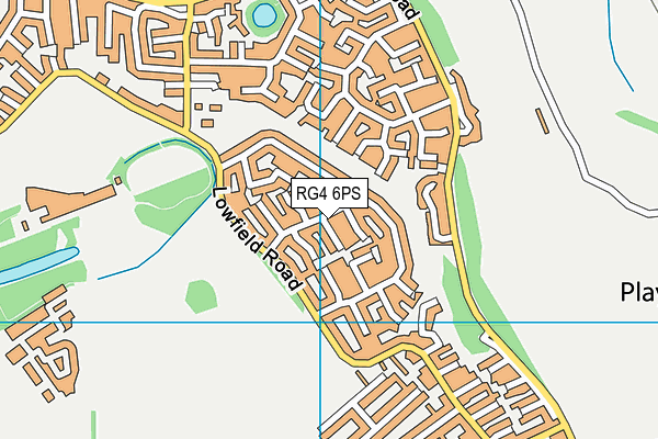 RG4 6PS map - OS VectorMap District (Ordnance Survey)