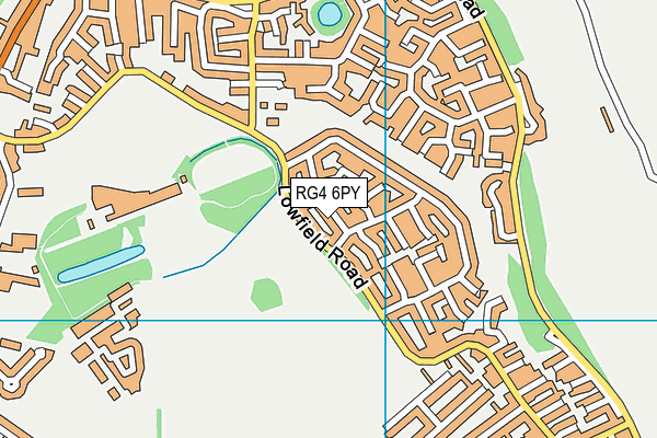 RG4 6PY map - OS VectorMap District (Ordnance Survey)