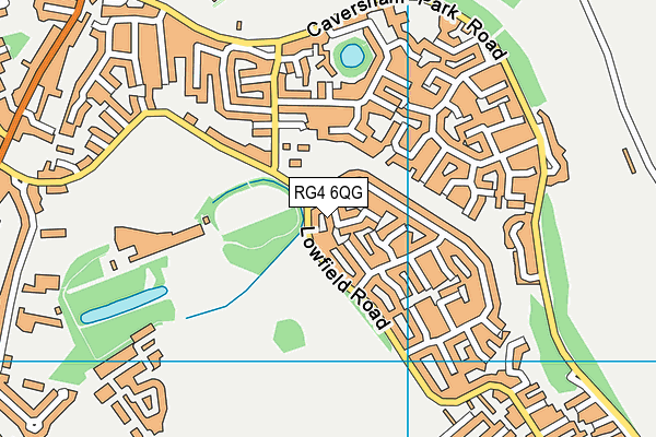 RG4 6QG map - OS VectorMap District (Ordnance Survey)