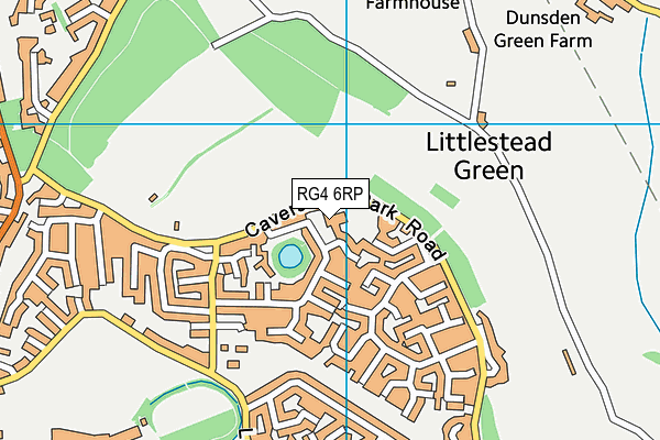 Caversham Park Primary School map (RG4 6RP) - OS VectorMap District (Ordnance Survey)