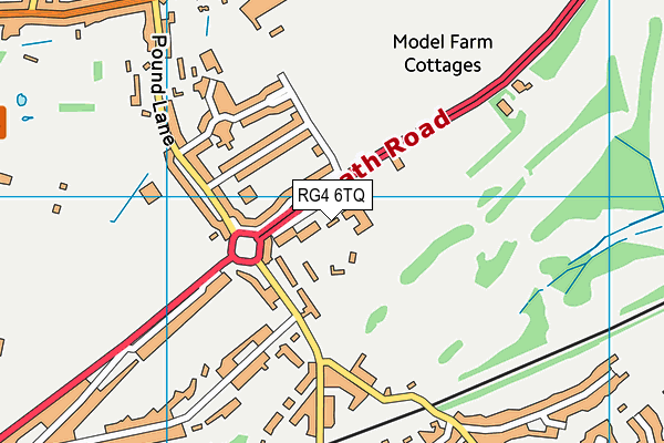 Redingensians Rams Rugby Club map (RG4 6TQ) - OS VectorMap District (Ordnance Survey)