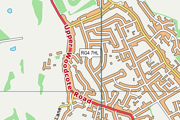 RG4 7HL map - OS VectorMap District (Ordnance Survey)