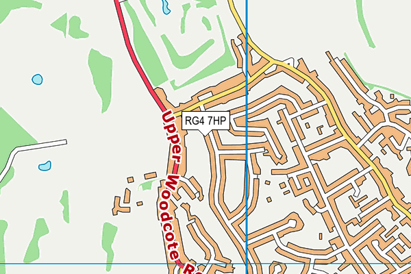 RG4 7HP map - OS VectorMap District (Ordnance Survey)
