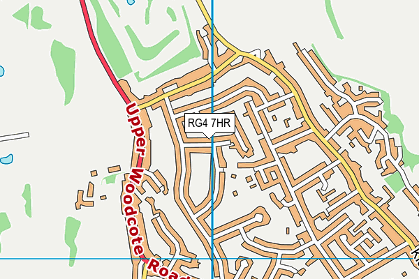 RG4 7HR map - OS VectorMap District (Ordnance Survey)