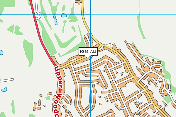 RG4 7JJ map - OS VectorMap District (Ordnance Survey)