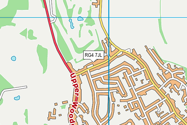 RG4 7JL map - OS VectorMap District (Ordnance Survey)