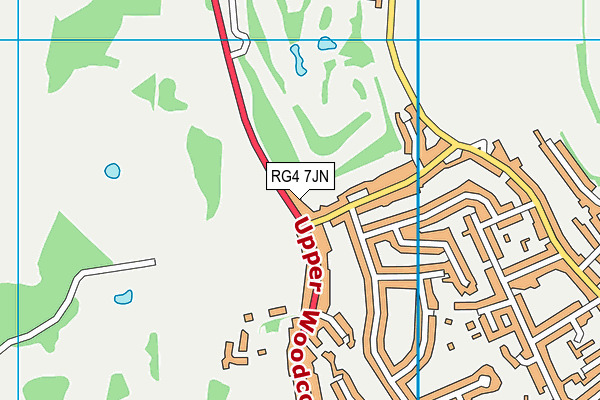 RG4 7JN map - OS VectorMap District (Ordnance Survey)