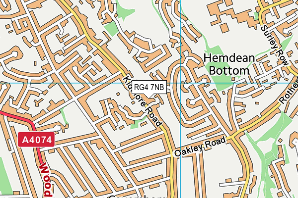 RG4 7NB map - OS VectorMap District (Ordnance Survey)