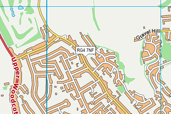 RG4 7NF map - OS VectorMap District (Ordnance Survey)