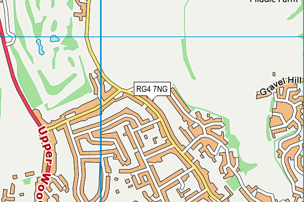 RG4 7NG map - OS VectorMap District (Ordnance Survey)