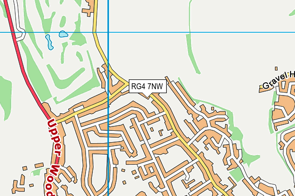 RG4 7NW map - OS VectorMap District (Ordnance Survey)