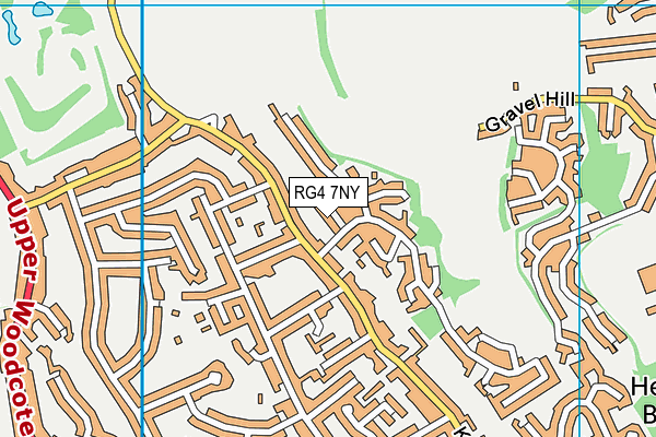 RG4 7NY map - OS VectorMap District (Ordnance Survey)