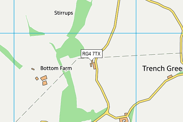 RG4 7TX map - OS VectorMap District (Ordnance Survey)