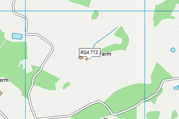 RG4 7TZ map - OS VectorMap District (Ordnance Survey)