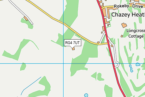 The Caversham (Reading Golf Club) map (RG4 7UT) - OS VectorMap District (Ordnance Survey)