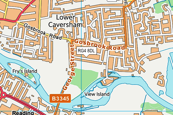 RG4 8DL map - OS VectorMap District (Ordnance Survey)