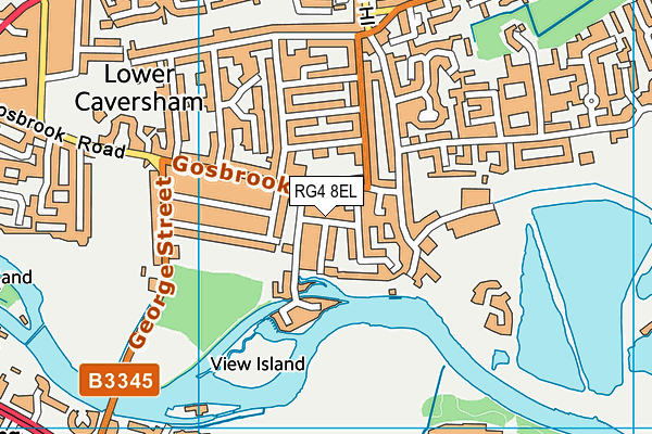 RG4 8EL map - OS VectorMap District (Ordnance Survey)