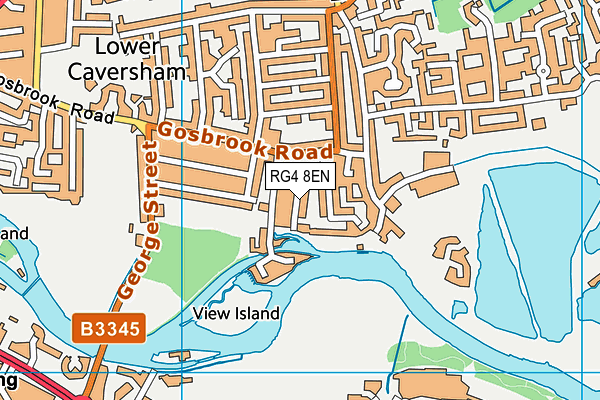 RG4 8EN map - OS VectorMap District (Ordnance Survey)