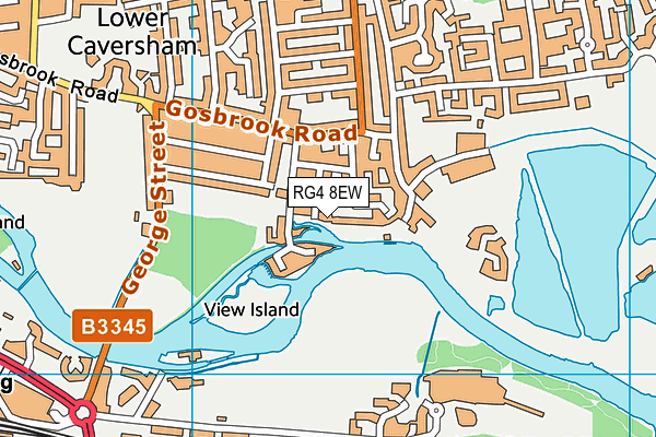 RG4 8EW map - OS VectorMap District (Ordnance Survey)