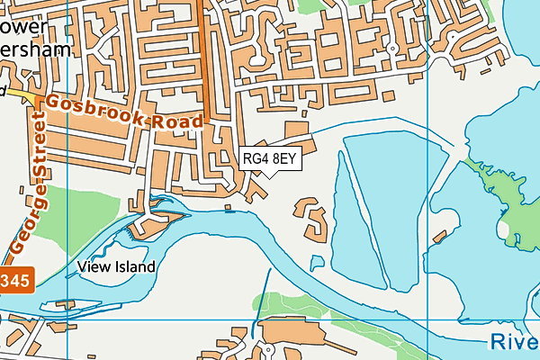 RG4 8EY map - OS VectorMap District (Ordnance Survey)